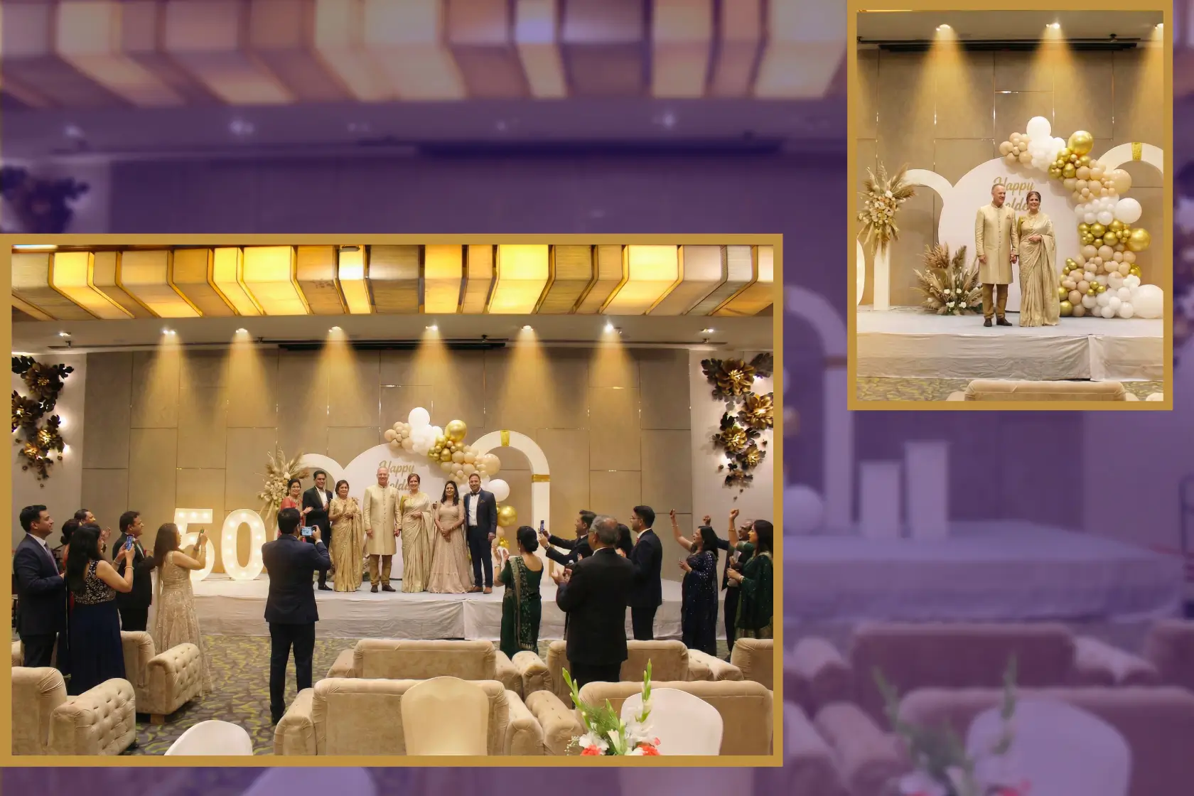 Best Golden Jubilee Celebration Venue in Vadodara |  50 Golden Years