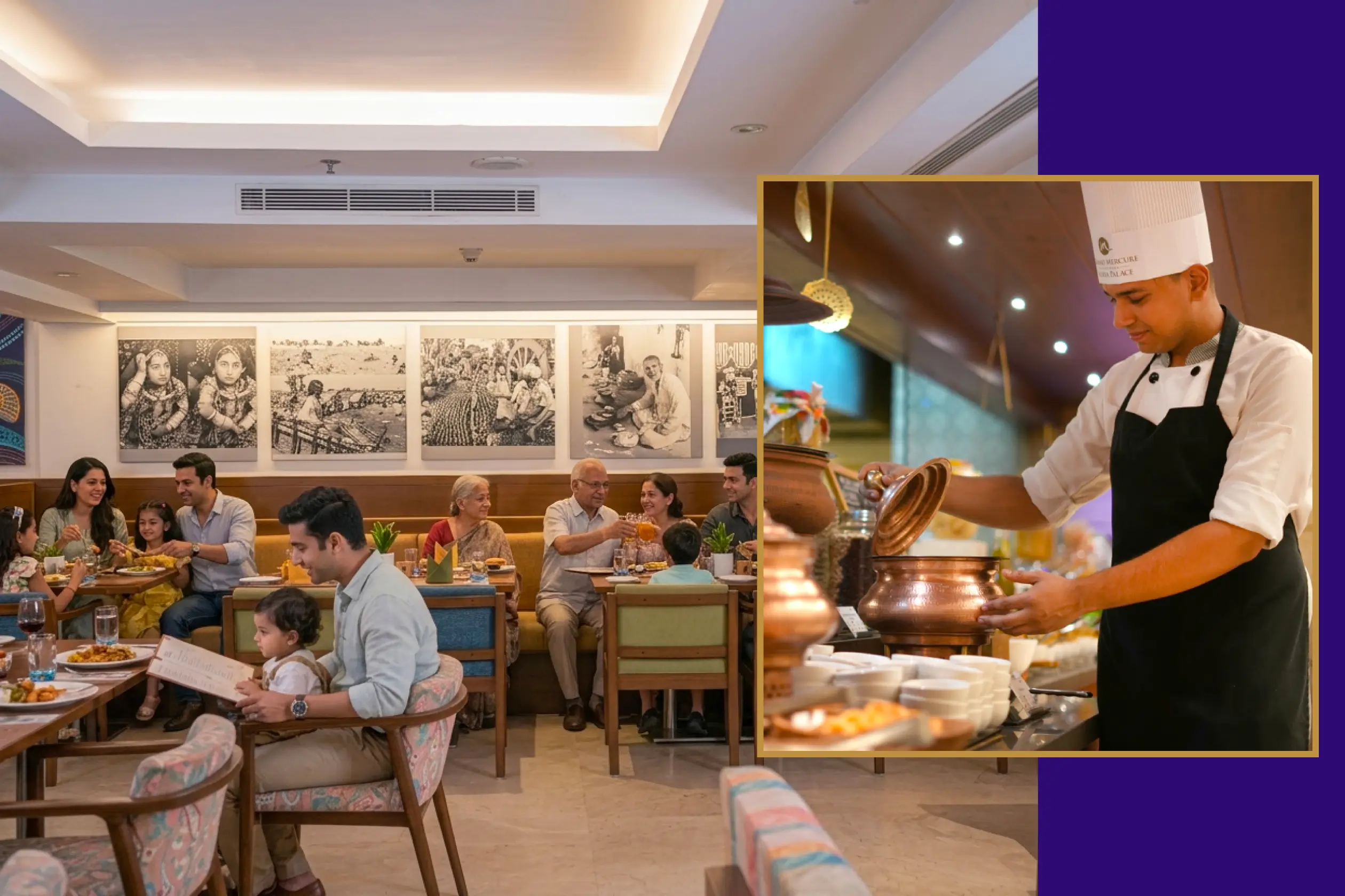 Why Buffet Dining Is the Preferred Choice for Family Gatherings in Vadodara | Azure Restaurant