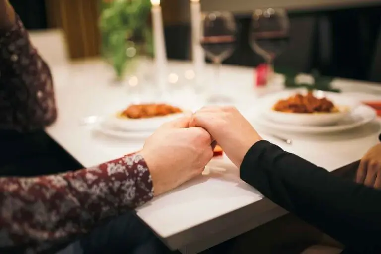 Couple Enjoying Candle Light Dinner At Surya Palace