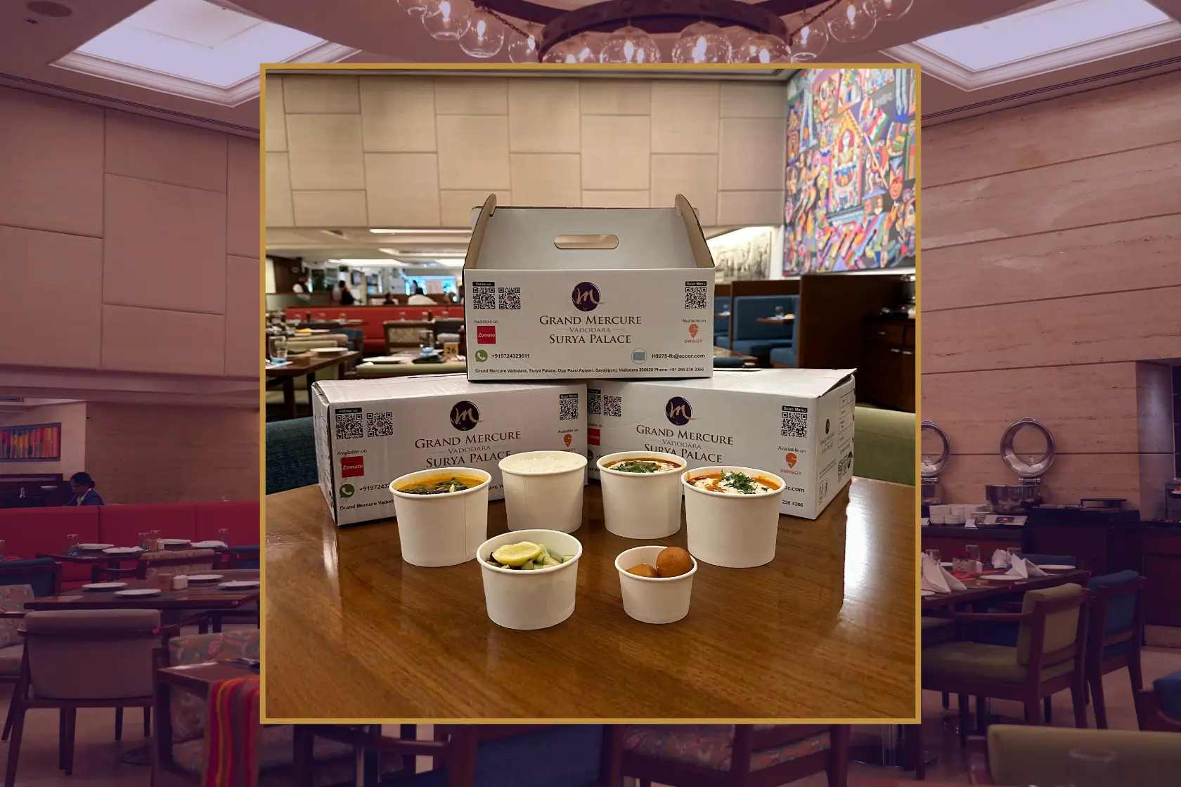 Premium Food Delivery from Luxury Hotel in Vadodara