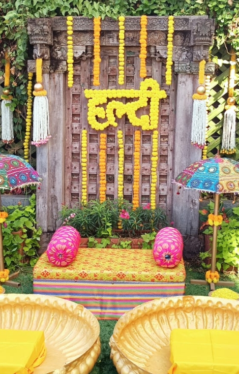 Haldi Celebrations At Surya Palace